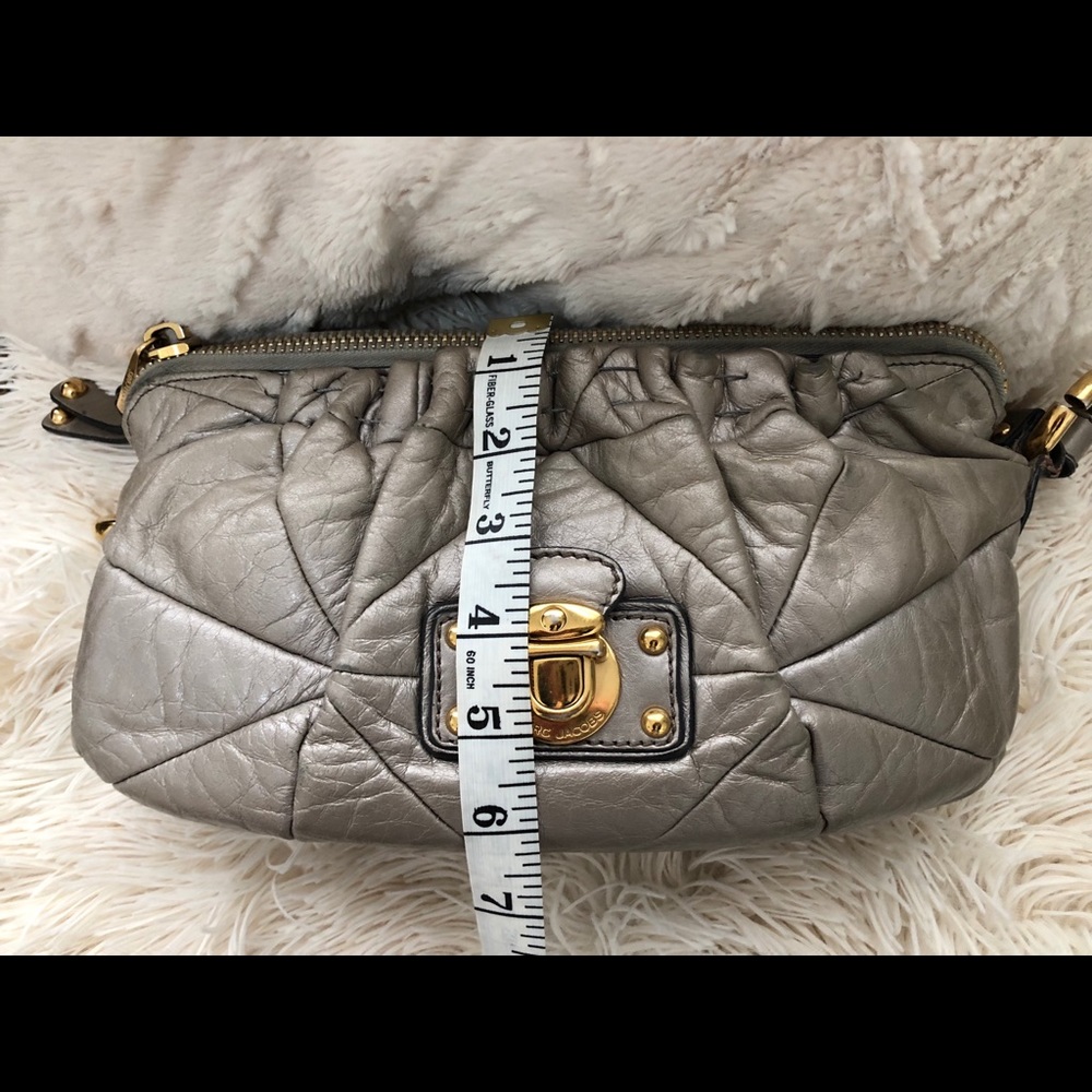 Marc Jacobs Silver Leather Patchwork Camilla Bag - image 6